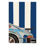 Freigestelltes Motiv Retro Sportwagen ohne Hintergrund