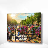 Malen nach Zahlen Amsterdam und Blumen