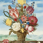 Malen nach Zahlen Bunte Blumen in einer Vase