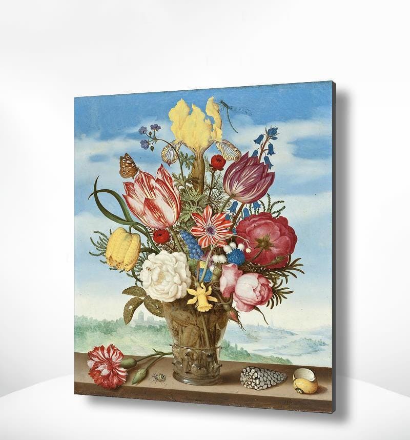 Malen nach Zahlen Bunte Blumen in einer Vase