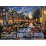 Malen nach Zahlen Grachten von Amsterdam
