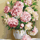 Malen nach Zahlen Roses auf dem Tisch