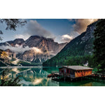 Malen nach Zahlen See in Italien