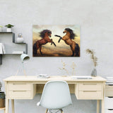 Malen nach Zahlen Zwei Pferde